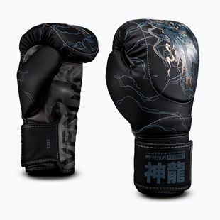 Boxhandschuhe Venum Thunder Dragon Boxing black/grey/copper
