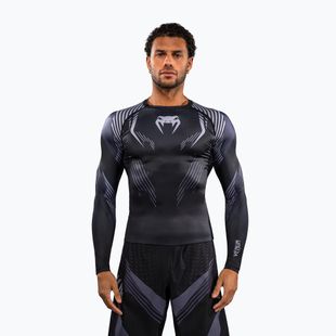 Herren Rashguard mit langen Ärmeln Venum No-Gi 6.0 Rashguard black/grey