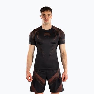 Herren-Rashguard Venum No-Gi 6.0 Rashguard black/brown