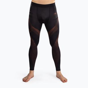 Herren-Trainingsleggings Venum No-Gi 6.0 Spats Black/Brown