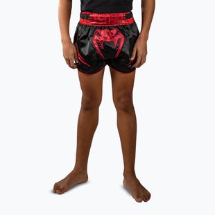Trainingsshorts für Kinder Venum Attack Muay Thai black/red
