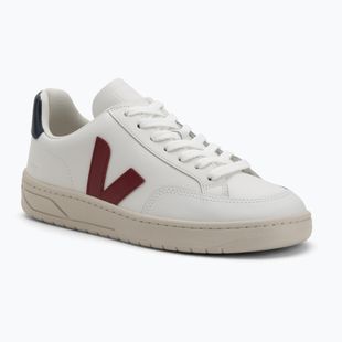 Herrenschuhe VEJA V-12 Leather white/marsala/nautical