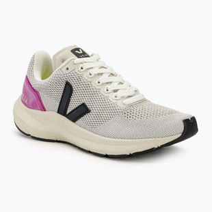 VEJA Marlin V-Knit Damen Laufschuhe Kreide/schwarz/ultraviolett