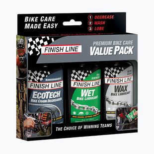 Set Finish Line Premium Bike Entfetter + Öl Cross Country + Öl KryTech 120 ml