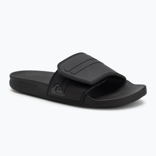 Quiksilver Rivi Slide Adjust schwarz/grau/schwarz Herren-Flip-Flops
