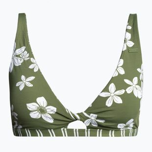 Badeanzug-Oberteil ROXY Retro Revo Twist Bra 2021 loden green surfrider spirit s