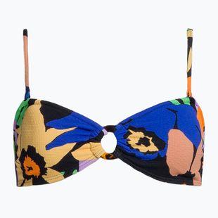 Badeanzug-Oberteil ROXY Color Jam Bandeau 2021 anthracite flower jammin