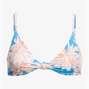 Badeanzug-Oberteil ROXY Love The Surf Knot 2021 azure blue palm island