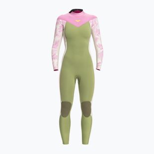 ROXY Women's 4/3 mm Rise BZ palmed out hellgrau Schwimmen Neoprenanzug