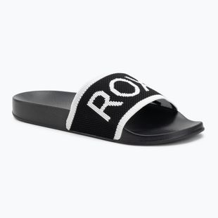 Damen-Flip-Flops ROXY Slippy Knit schwarz