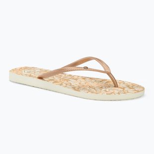 ROXY Bermuda Print Damen Flip Flops Pfirsich Creme