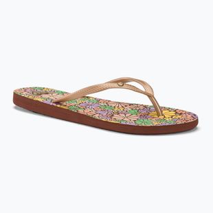 ROXY Bermuda Print Damen Flip Flops braun combo