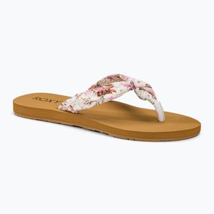 ROXY Paia V Damen Flip Flops weiß/verrückt rosa Druck