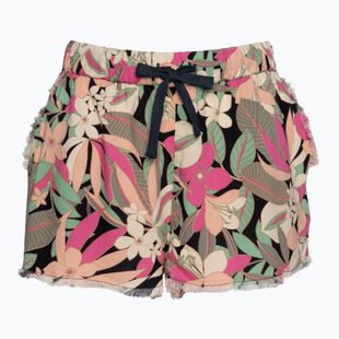 Women's ROXY Coastline Ride Shorts anthrazit Palmenlied Äxte