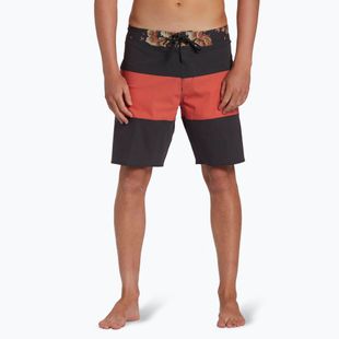 Herren Billabong Tribong Pro gewaschen rot schwimmen Shorts