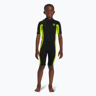 Kinder Billabong 2 mm Foil BZ FL fluro lime schwimmen Schaum
