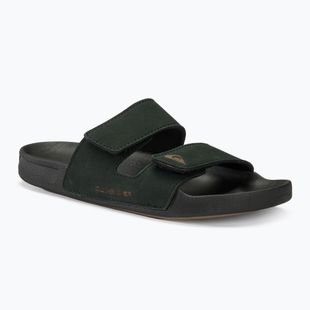 Quiksilver Herren Rivi Leder Double Adjust flip-flops schwarz 1