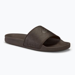 Quiksilver Herren Rivi Nubuck Slide braun 1 Flip-Flops
