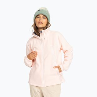 Sweatshirt Hoodie Damen ROXY Fleeting Snow pink salt