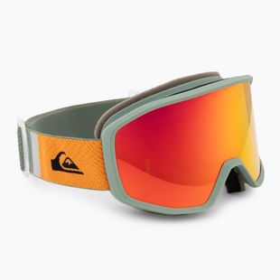 Snowboardbrille Herren Quiksilver Harper sea spray/red ml