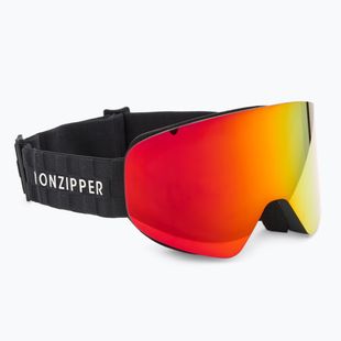 Snowboardbrille VonZipper Encore black satin/wildlife fire chrome