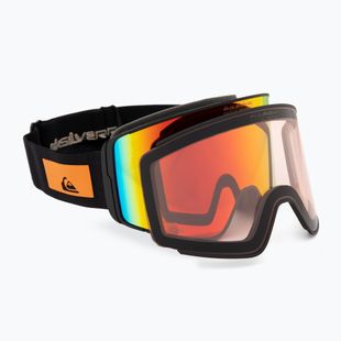 Snowboardbrille Herren Quiksilver Storm MG black/clux ml red