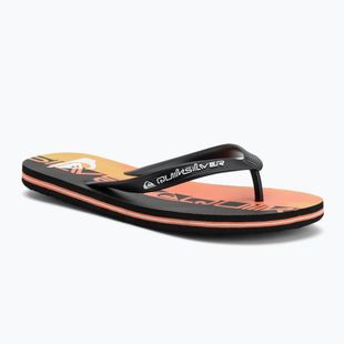 Quiksilver Molokai Herren Flip Flops Art 25 feurige Koralle Wortblock