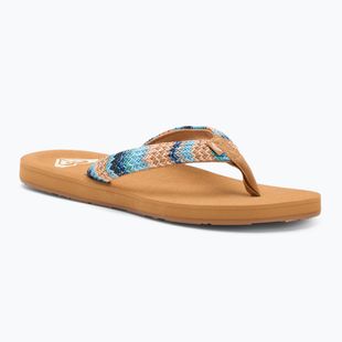 Damen ROXY Porto Raffia II blau Tiefen Flip Flops