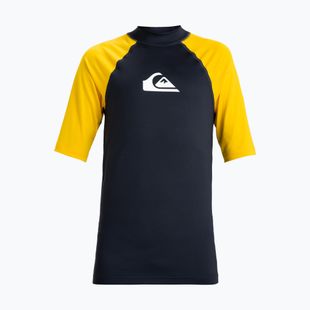 Quiksilver Everyday UPF50 dark navy/solar power Kinder-Badeshirt