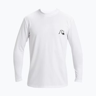 Herren Rashguard Quiksilver DNA Bubble Logo white