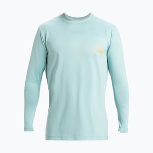 Herren Rashguard Quiksilver DNA Bubble Logo aquifer