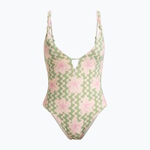 Einteiliger Damen-Badeanzug ROXY Hibiscus Daze basil party waves yw