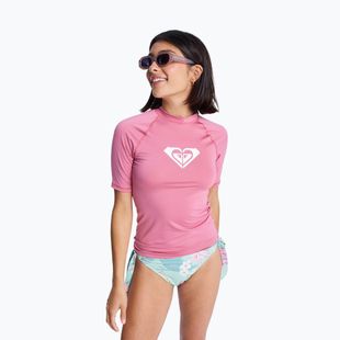 Damen Schwimm-T-Shirt ROXY Whole Hearted heather rose