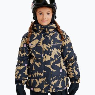 Kinder-Snowboardjacke ROXY Askamoon fennel seed/big flower Rg