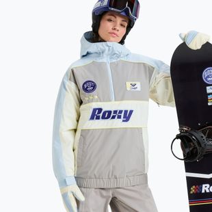 Damen-Snowboardjacke ROXY Chloe Kim Anorak ash