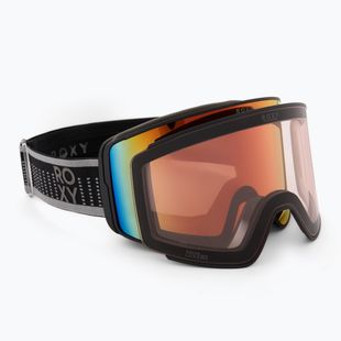Damen Snowboardbrille ROXY Storm MG black/clux ml infrared