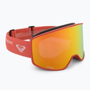 Damen-Snowboardbrille ROXY Storm W coral chic/clux ml orange