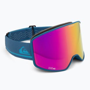 Snowboardbrille Quiksilver Storm true navy/clux ml light purple