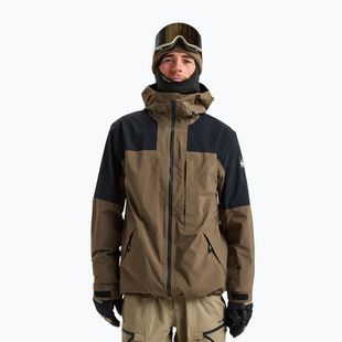 Kinder-Snowboardjacke Quiksilver Forever Stretch GTX canteen