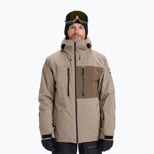 Herren-Snowboardjacke Quiksilver Sycamore Solid 20K fallen rock
