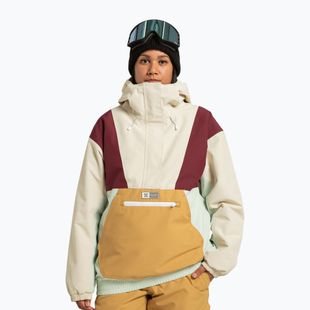 Damen-Snowboardjacke DC Chalet Anorak oatmeal