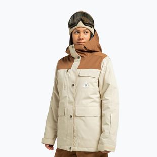 Damen-Snowboardjacke DC Liberate oatmeal