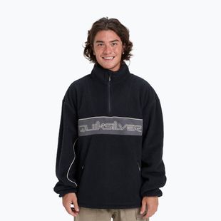 Herren Snowboard-Pullover Quiksilver Omni Sherpa Half Zip black