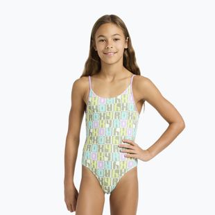 Kinder-Badeanzug einteilig ROXY Letter Up oil green letter up