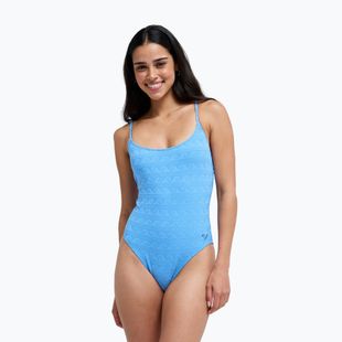 Damen-Badeanzug einteilig ROXY Paradise Wave silver lake blue make a splash