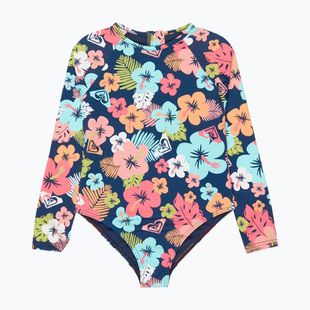 Kinder Badeanzug ROXY Morning Flower Onesie mood indigo morning flowers