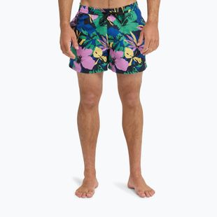 Herren-Badeshorts Quiksilver Everyday Printed Volley 15" dark navy interact floral