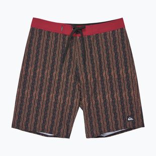 Herren Badeshorts Quiksilver Surfsilk Straight 20" black horizons