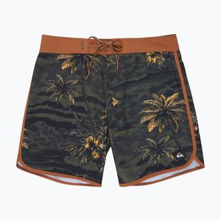 Herren-Badeshorts Quiksilver Surfsilk Scallop 18" black sundown