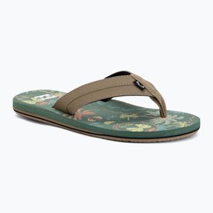 Herren Flip-Flops Billabong All Day Impact Print moss green